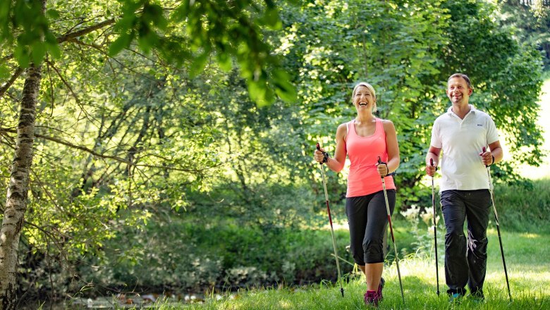 Nordic Walking im Kurhotel Moorbad Bad Großpertholz, © Doris Schwarz-König/Sinzinger