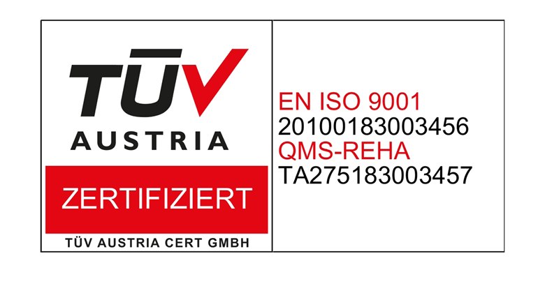 TÜV QMS Reha und ISO 9001:2015, © TÜV Austria